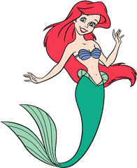 Ariel Svg Mermaid - Clip Art Ariel Lil Mermaid Png