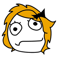 Girl Trollface PNG File HD