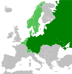 Greater Germanic Reich - Europe Map Black Png