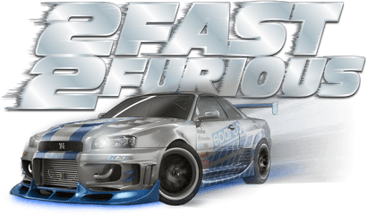 2 Fast Furious - 2 Fast 2 Furious Logo Png