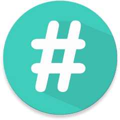 Hashtags Instagram - Circle Png