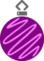 Purple Picture Christmas Ornaments Free HQ Image - Free PNG