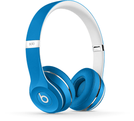 Beats Solo2 - Dr Dre Beats Blue Png