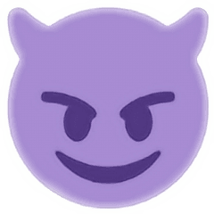 Download Emoji Yellow Face Stickers Tumblr Purple Png Scared