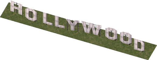 Hollywood Sign Image - Free PNG