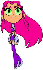 Teen Titans Go Starfire Long Hair Png Image Transparent