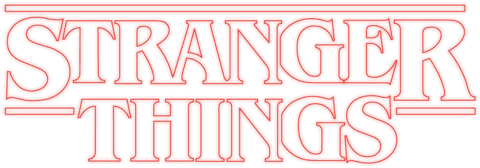 Stranger Thing - Calligraphy Png