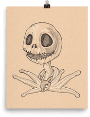 Jack Skellington Png - Cartoon 2039624 Vippng Sketch