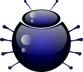 Icon Bug Animal Blue - Dot Png