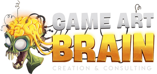 Game Art Brain - Graphic Design Png