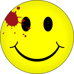 Watchmen - Wikiquote Transparent Watchmen Smiley Face Png