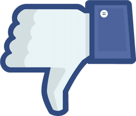 Dislike Png Clipart - Facebook Thumbs Up Icon