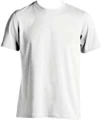 Download White Shirt Template - White T Shirt Template Transparent Png