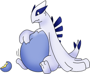 Download Hd Lugia Gets Fat - Lugia Transparent Png Image Cartoon