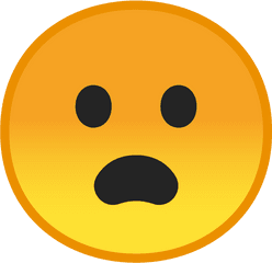 Frowning Face With Open Mouth Emoji Meaning And Pictures - Open Mouth Emoji Png