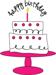 Birthday Cake Vector Transparent U0026 Png Clipart Free Download - Cute Birthday Cake Clipart