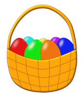 Basket Egg Vector Easter PNG File HD