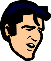 Elvis Clipart Icon - Elvis Cartoon Png