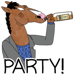 Topps Unveils Bojack Horseman Digital - Bojack Horseman Stickers Png