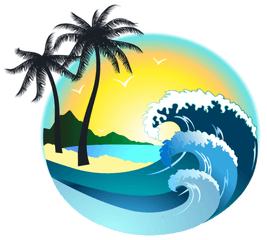 Photo Summer Sea Decor Png Clipart Image Album - Beach With Waves Clipart