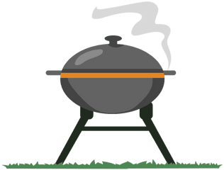 Gray Smoke Grill Bbq - For Outdoor Png