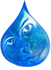 Selfportrait Tear Drop Rain Water - Vase Png