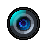 Lens Camera Black Circular Free Download PNG HD