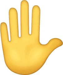 Raised Hand Emoji Free Download Iphone Emojis Island - Raised Hand Emoji Png