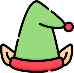 Elf Hat - Free Halloween Icons Clip Art Png