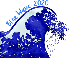 Watercolor Wave Blue 2020 - 2020 Png