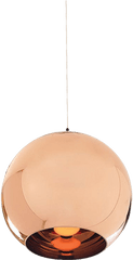 Free Hanging Light Bulb Png Download - Tom Dixon Copper Shade