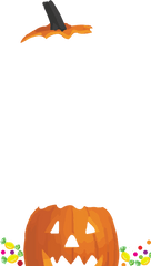 Download Hd Split Pumpkin Halloween Snapchat Filter - Halloween Snapchat Geofilter Png