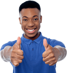 Download Men Pointing Thumbs Up Png Thumb