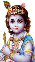 Krishna Png With Flute Lord Images - Krishna Png