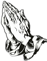 Praying Hands Png - Praying Hands With Cross