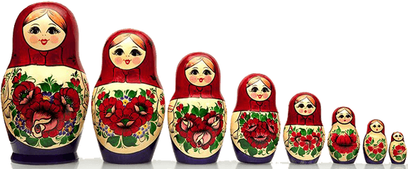 Russian Matryoshka Doll Png Download - Transparent Matryoshka Doll Png