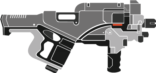 Trigger Machine Gun Firearm Pistol - Vector Machine Guns Png Firearm