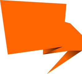 6 Origami Speech Bubble Banner Vector Png Transparent Svg - Banner Origami Png