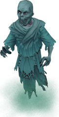 Spooky Ghost - Transparent Creepy Shadow Ghost Png