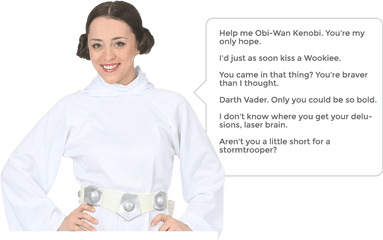 Download Princess Leia Quotes - Princess Leia Quotes Png