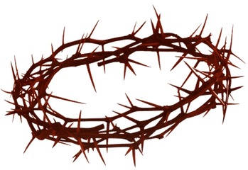 Thorns Crown Png Clipart Mart - Transparent Crown Of Thorns Png