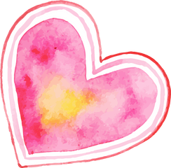 Free Png Watercolor Heart - Konfest