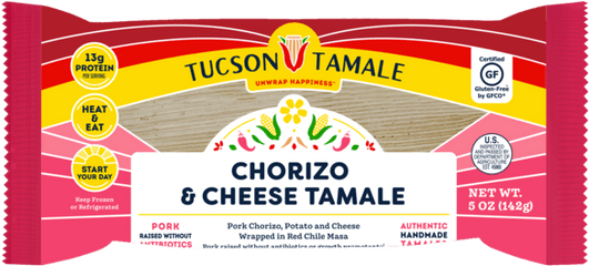 Chorizo Cheese Tamale - Breakfast Sausage And Cheese Tamale Png