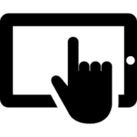 Tablet Holding Hand Free Clipart HQ - Free PNG