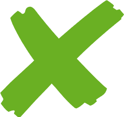 X Mark Png Image - Green X Marks The Spot