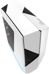 Noctis Logo - Nzxt Noctis 450 Wit Blauw Png