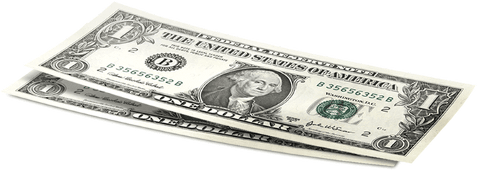 One Dollar Bill Png - Dollar Bill Png Transparent Cartoon 1 Dollar Bills Psd