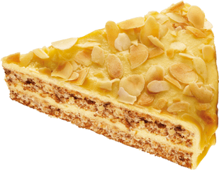 Almondy Slice - Cheesecake Png