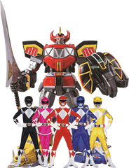 Mighty Morphin Power Rangers Png - Robo Megazord Power Rangers