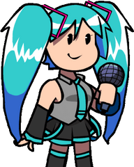 Hatsune Miku - Funkin Mod Friday Night Funky Png